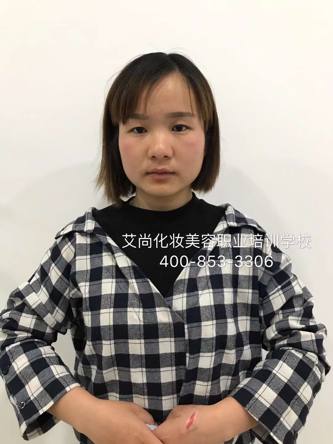 艾尚美业专三班今日所学习唐装造型(图1)